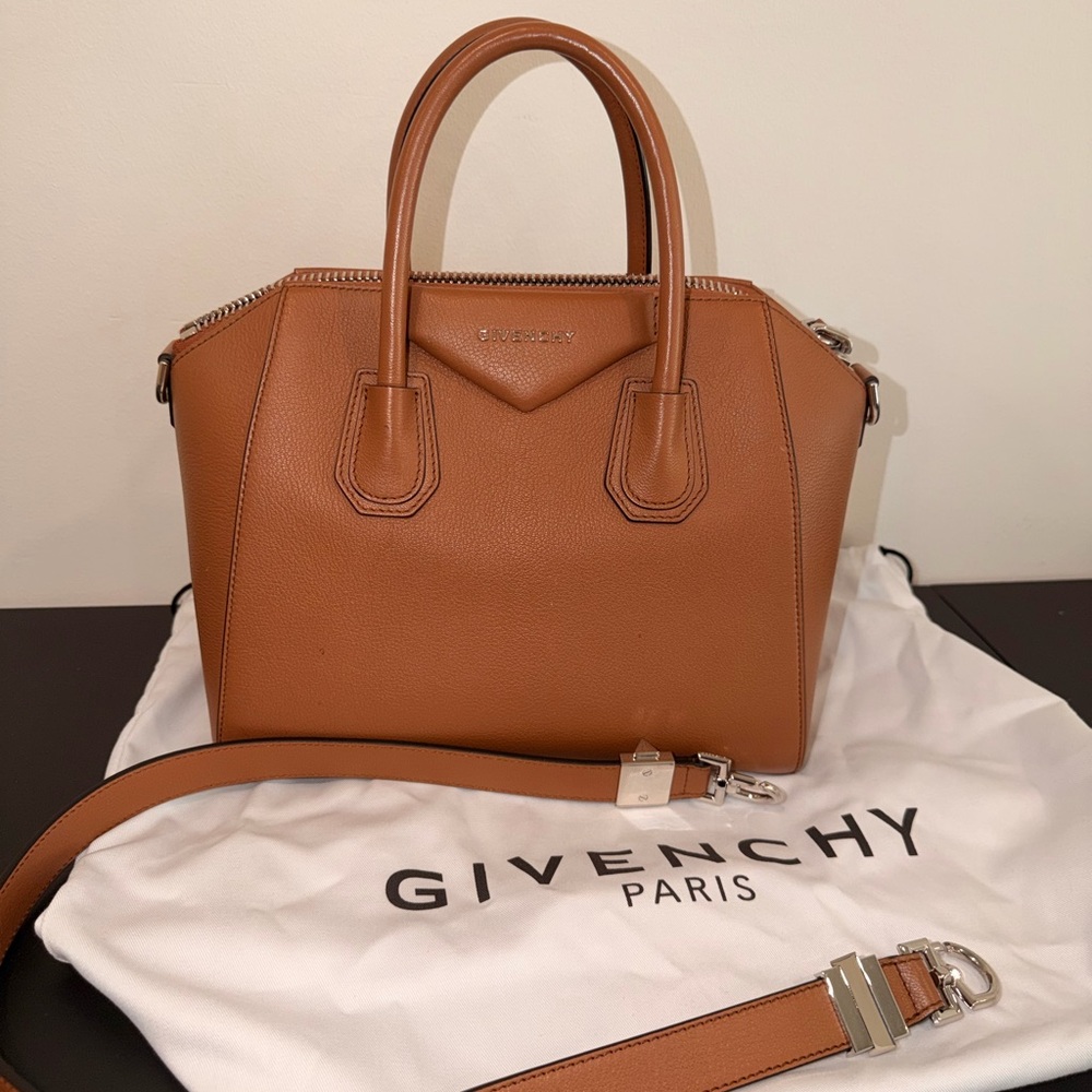 Givenchy Brown Leather Satchel